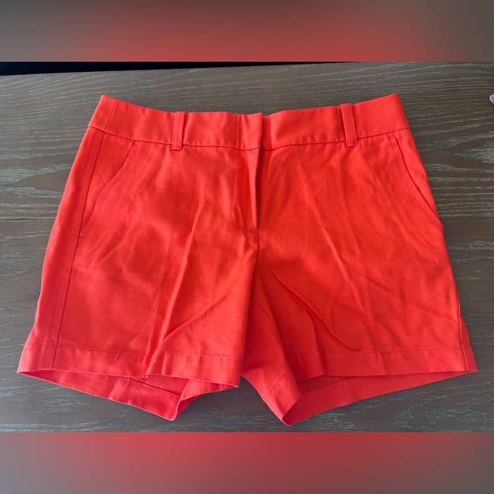 J Crew Orange Shorts | Size 4
